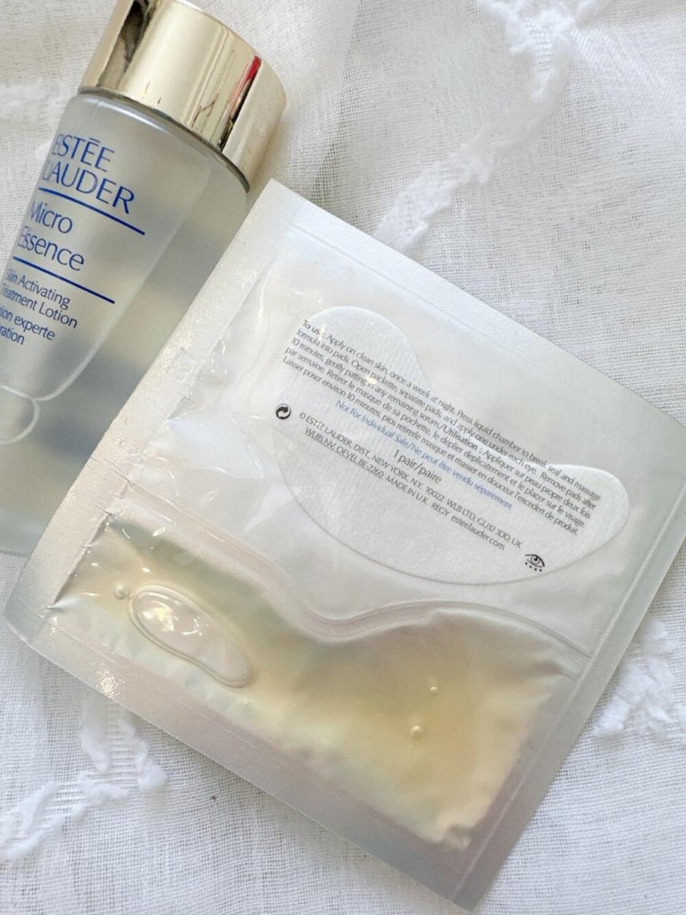 Bundle Estee Lauder Advanced Night Repair Eye Mask/Micro Essence Treatment Lotio